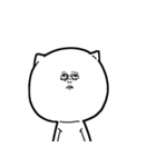 やる気が出ないネコ(文字無し版)（個別スタンプ：21）