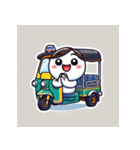 トゥクトゥクくんの冒険（個別スタンプ：1）
