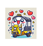 トゥクトゥクくんの冒険（個別スタンプ：3）