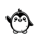 ペンギンのまったりトーク（個別スタンプ：1）