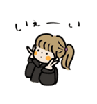 ゆるふわがーるズ（個別スタンプ：9）