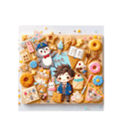 スイーツパラダイス♡にっこりデザートたち（個別スタンプ：8）