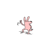 ピンクの犬2025（個別スタンプ：40）
