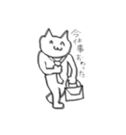 テキトーに書いたネコ 4（個別スタンプ：3）
