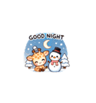 毎日使える素直で可愛いキリンちゃん達 AI（個別スタンプ：25）