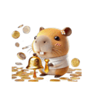 カピバラ 祈福と大金（個別スタンプ：7）