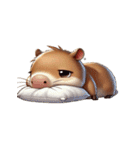 カピバラ 祈福と大金（個別スタンプ：14）
