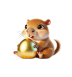 カピバラ 祈福と大金（個別スタンプ：27）