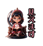 仮装女子in大阪 ちびキャラお仕事編（個別スタンプ：10）