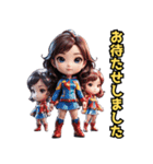 仮装女子in大阪 ちびキャラお仕事編（個別スタンプ：17）