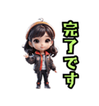 仮装女子in大阪 ちびキャラお仕事編（個別スタンプ：22）