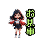 仮装女子in大阪 ちびキャラお仕事編（個別スタンプ：25）