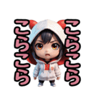 仮装女子in大阪 ちびキャラお仕事編（個別スタンプ：32）
