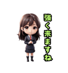 仮装女子in大阪 ちびキャラお仕事編（個別スタンプ：34）