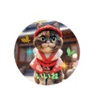 キュートな花ちゃん（3DキャットVer.）（個別スタンプ：16）