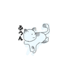 シンプルな水彩猫スタンプ（個別スタンプ：9）