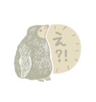たまに怖い顔をするアデリーペンギン2（個別スタンプ：15）