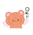のりくまミーの使いやすいスタンプ♪（個別スタンプ：7）