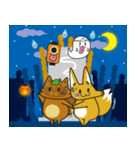 お出かけこんすけ＆たぬ吉（個別スタンプ：7）