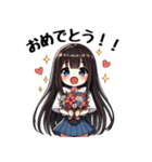 今日も推しが世界一！【白】（個別スタンプ：30）