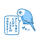 おしゃべりセキセイインコちゃん（個別スタンプ：33）