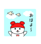 推しがいる人の日常スタンプ（赤）（個別スタンプ：37）