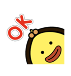 たまごのようなひよこのスタンプ（個別スタンプ：3）