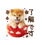 ずっと使える思いやりの柴犬*❅·̩͙（個別スタンプ：28）