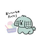 いぬちゃんモヘアくんとアイスクリーム（個別スタンプ：4）