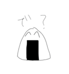 使いどころが難しいおむすび+α（個別スタンプ：1）