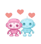ロボットに託す夫婦の機械的な日常会話（個別スタンプ：40）