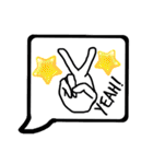 ひと言DE表現したふきだし（個別スタンプ：15）