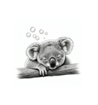 いつも眠いコアラ（個別スタンプ：16）