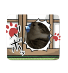 怖々こむぎさん（個別スタンプ：3）
