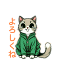 日常あいさつ【ねこ】（個別スタンプ：7）