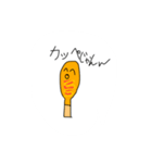 使いどころが難しいホットスナック+α（個別スタンプ：6）