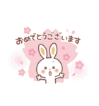 ふんわり♡うさぎ「1年中使える♪」（個別スタンプ：19）