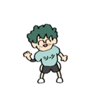 デクの動くスタンプ（個別スタンプ：1）