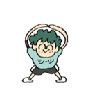 デクの動くスタンプ（個別スタンプ：11）