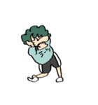 デクの動くスタンプ（個別スタンプ：12）
