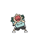 デクの動くスタンプ（個別スタンプ：17）