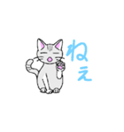 動く日常的に使えるねこのスタンプ（個別スタンプ：2）