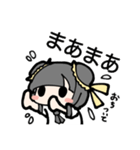 前髪ぱっつん、くろこさん。（個別スタンプ：19）