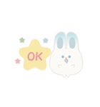 ふたごうさぎのポァとポョ【推し活用】（個別スタンプ：32）
