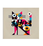 間違いキュビズム猫（個別スタンプ：2）