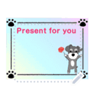 You can add words this message stickers.（個別スタンプ：12）