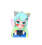 りりの代理ちゃんスタンプ！！！(みお作)（個別スタンプ：1）