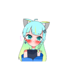 りりの代理ちゃんスタンプ！！！(みお作)（個別スタンプ：2）
