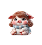 ブタちゃん かわいい表情（個別スタンプ：32）