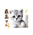 関西弁♡動く猫ぬいの家族連絡(アメショー)（個別スタンプ：20）